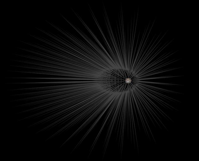 NASA image: Dark Matter Hairs Around Jupiter