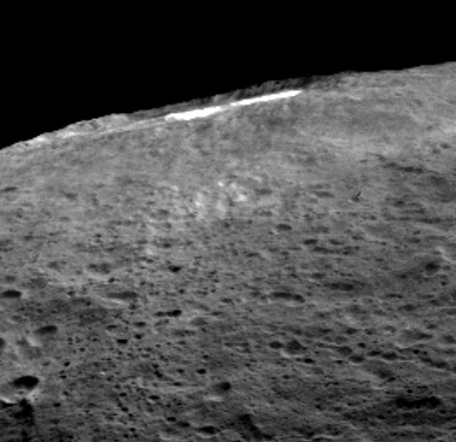 NASA image: Lateral View of Occator