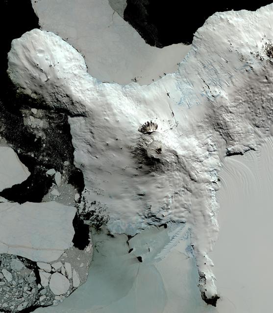 NASA image: Mt. Erebus, Antarctica