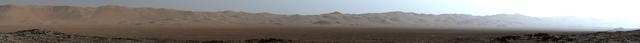 NASA image: Northern Portion of Gale Crater Rim Viewed from 'Naukluft Plateau'