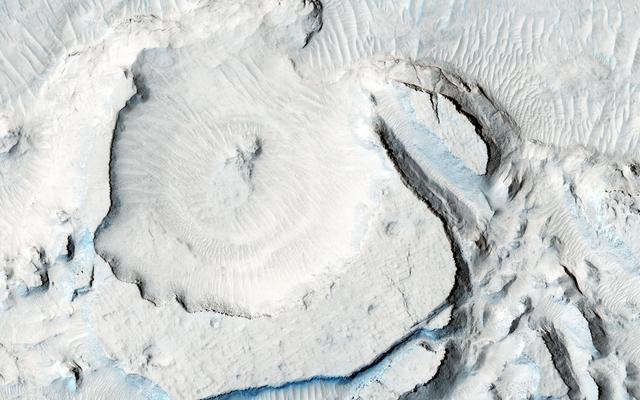 NASA image: Rounded Mounds in Northern Arabia Terra