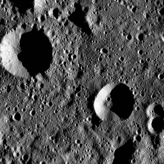 This image from NASA Dawn spacecraft shows terrain within Chaminuka Crater on Ceres. Chaminuka was named for the spirit who provides rains during times of drought, according to the legends of the Shona people of Zimbabwe.