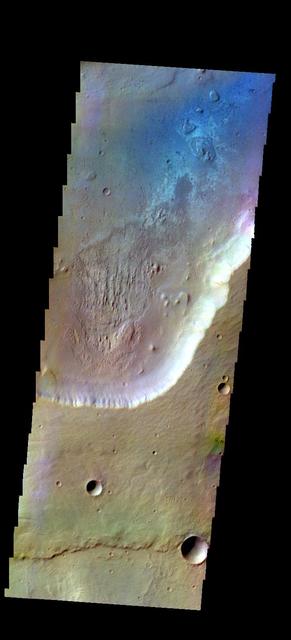 NASA image: Peraea Cavus - False Color