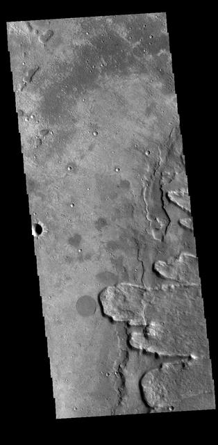 NASA image: Yuty Crater Ejecta