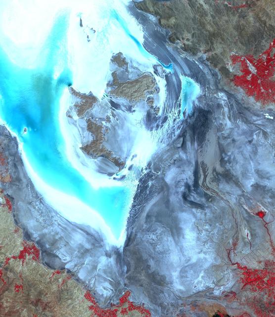 NASA image: Lake Urmia, Iran