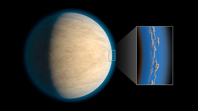 NASA image: Hot Jupiter with Hidden Water (Artist Concept)