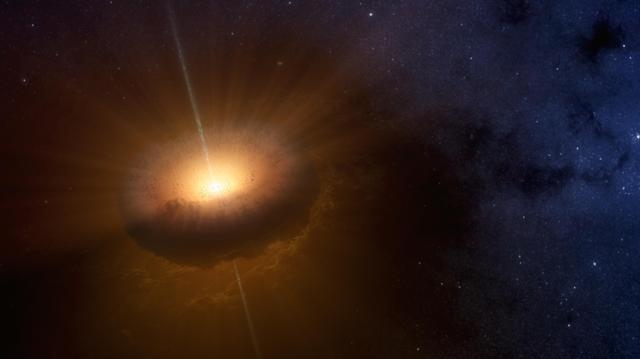 NASA image: The Loneliest Young Star (Artist Concept)