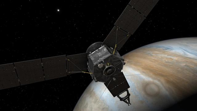 NASA image: Juno Points Homeward (Artist Concept)