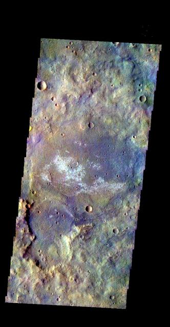 NASA image: Terra Cimmeria - False Color