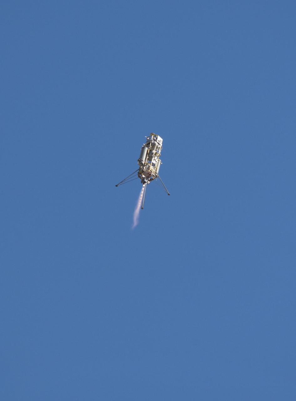 A prototype of the Lander Vision System for NASA Mars 2020 mission was tested in this Dec. 9, 2014, flight of a Masten Space Systems Xombie vehicle at Mojave Air and Space Port in California. http://photojournal.jpl.nasa.gov/catalog/PIA20848