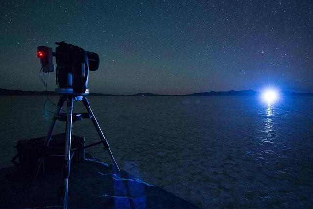 NASA image: Starshade Night Test