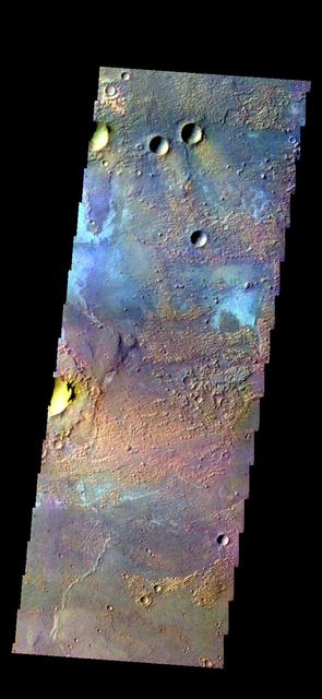 NASA image: Terra Sirenum - False Color