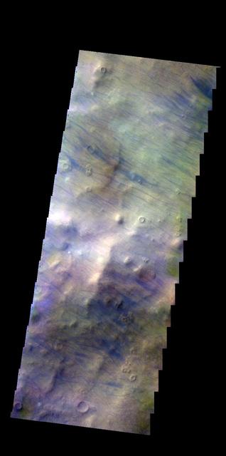 NASA image: Terra Cimmeria - False Color