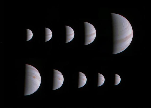 Arrival and Departure at Jupiter