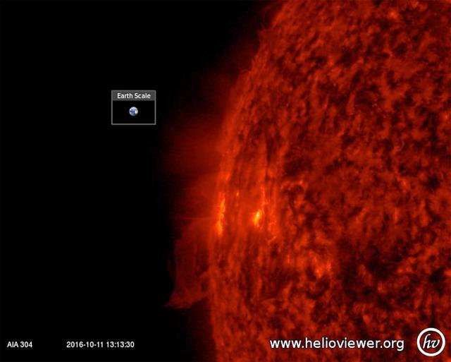 NASA image: Agitated Active Region