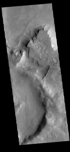 NASA image: Crater on Crater