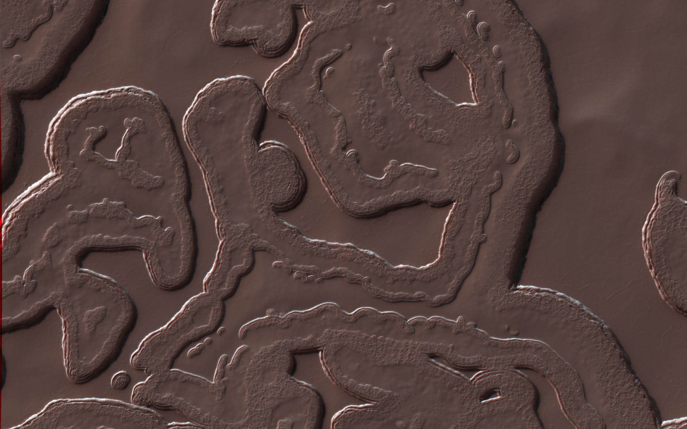 The Coolest Landscape on Mars or Earth