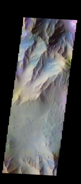 NASA image: Coprates Chasma - False Color