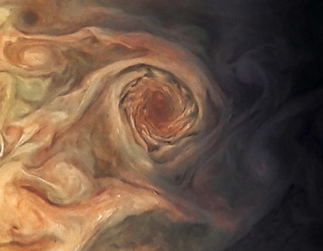 Jupiter Swirling Pearl Storm