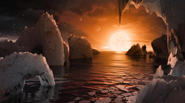 NASA image: Surface of TRAPPIST-1f