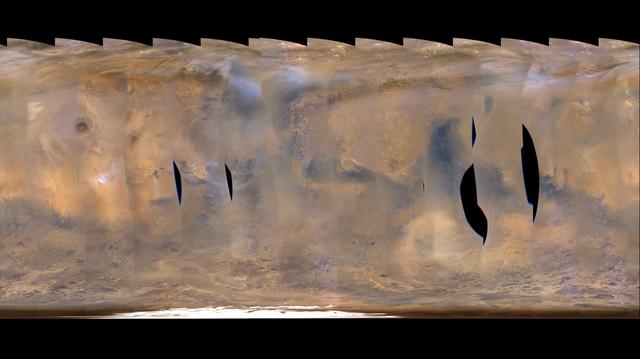 NASA image: Back-to-Back Martian Dust Storms
