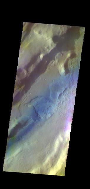 Tempe Fossae - False Color