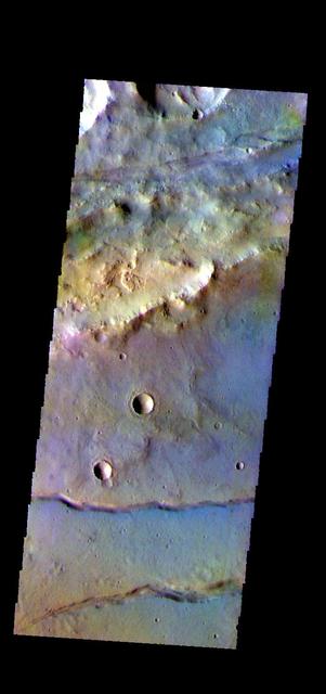 Sirenum Fossae - False Color