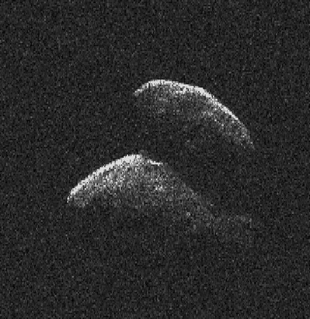 NASA image: New Radar Images of Asteroid 2014 JO25