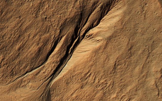 NASA image: How Old are Martian Gullies?