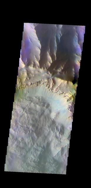 NASA image: Coprates Chasma - False Color