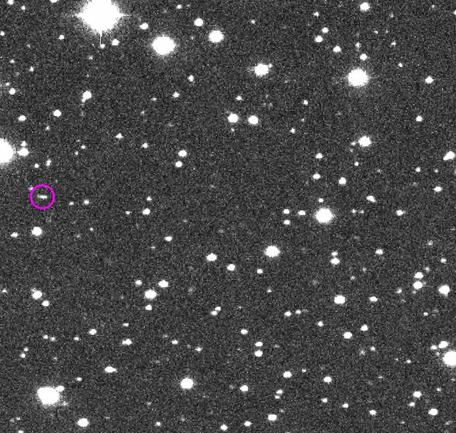 NASA image: Sky Survey Detected This Small Asteroid