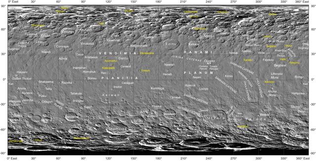 NASA image: New Names on Ceres