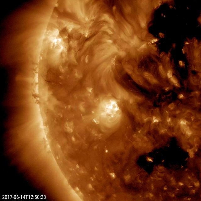 NASA image: Twisting Plasma Interactions