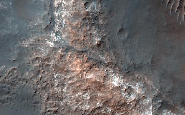 NASA image: Light-toned Mounds in Gorgonum Basin