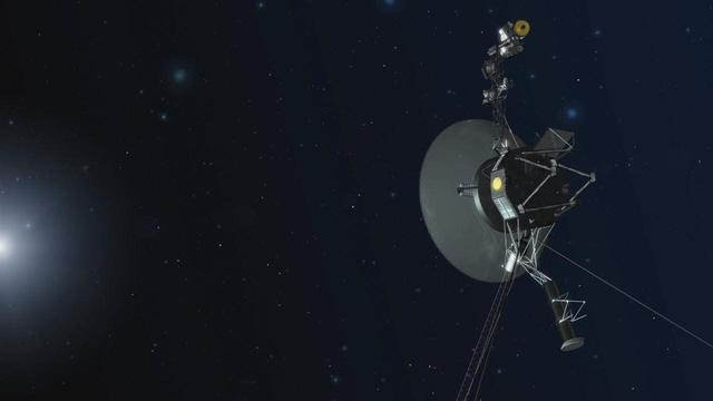 An artist concept depicting one of NASA's twin Voyager spacecraft. Humanity's farthest and longest-lived spacecraft are celebrating 40 years in August and September 2017.  https://photojournal.jpl.nasa.gov/catalog/PIA21839