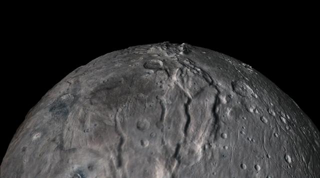 NASA image: Soaring over Charon