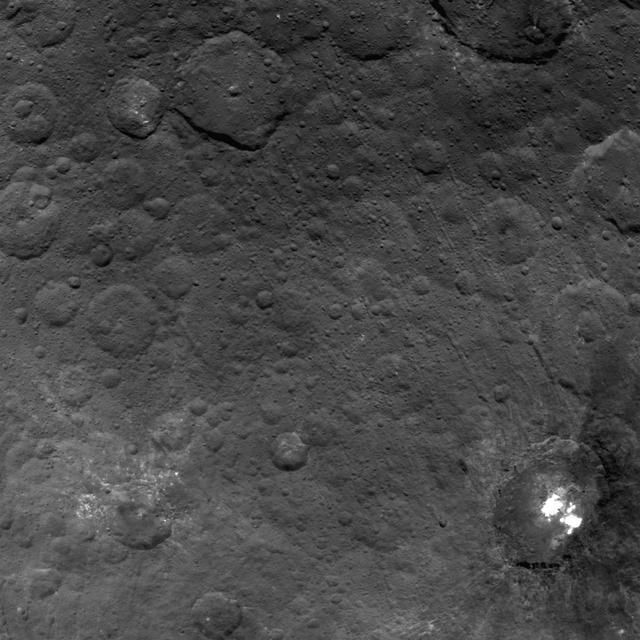 NASA image: Hanami Planum on Ceres