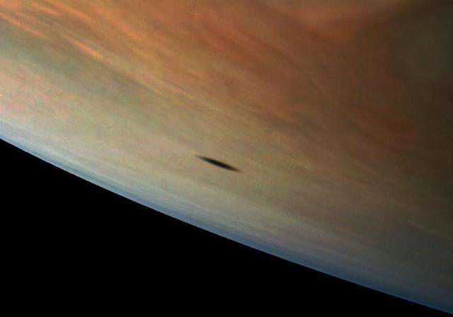 NASA image: Jovian Moon Shadow