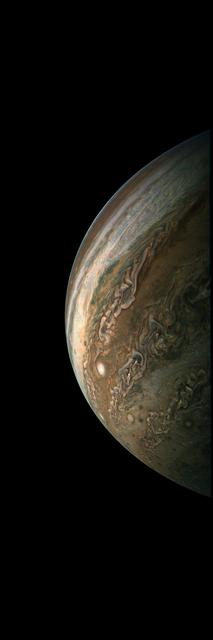 NASA image: Falling Away from Jupiter