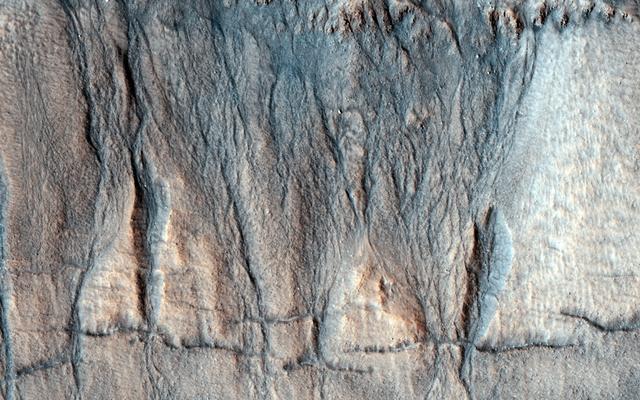NASA image: The Evolution of Gully Features in Acidalia Planitia