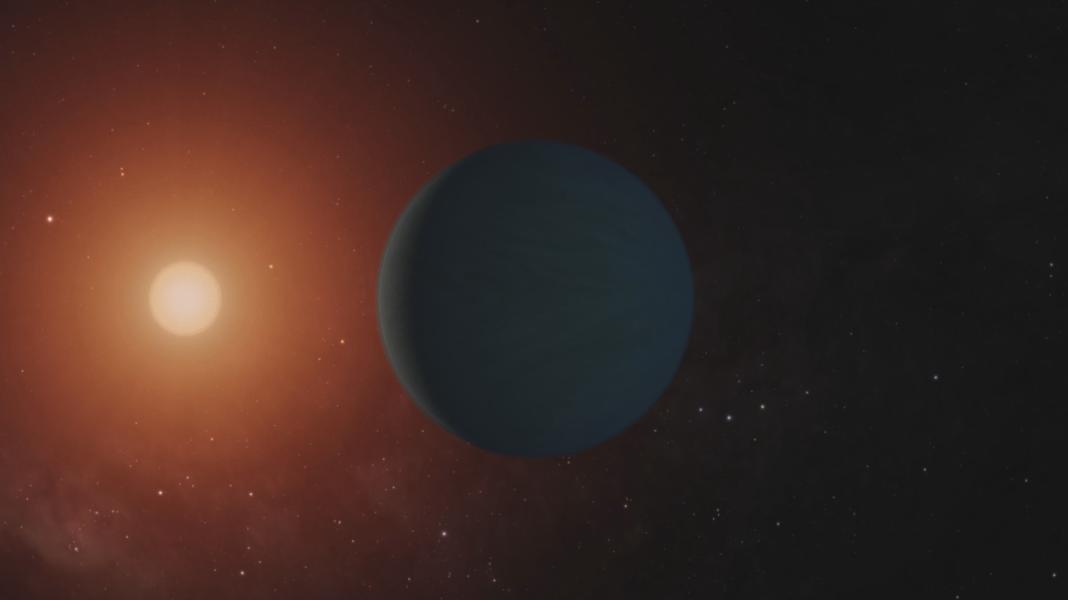 This is a frame from a video which shows illustrations of the seven Earth-size planets of TRAPPIST-1, an exoplanet system about 40 light-years away, based on data current as of February 2018.