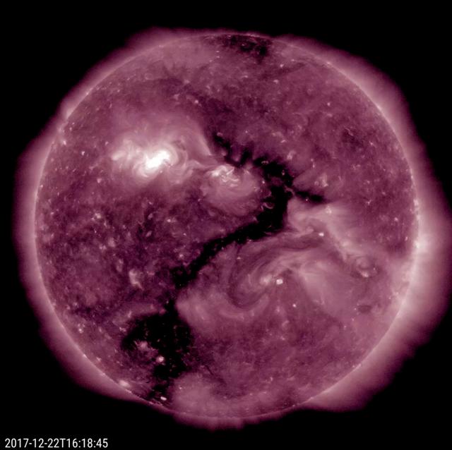 NASA image: The Sun Forms a Question