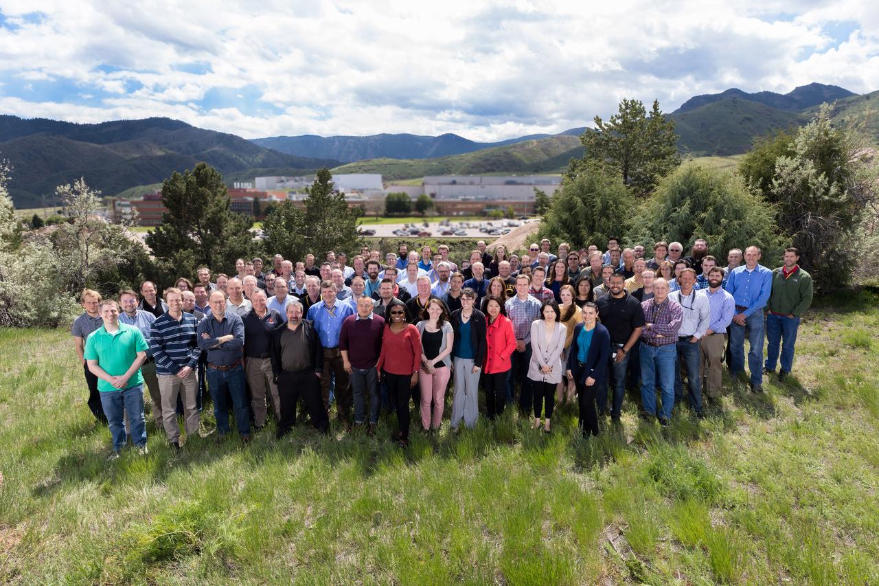 The InSight Team at Lockheed Martin Space in May 2017  The InSight team is comprised of scientists and engineers from multiple disciplines and is a unique collaboration between countries and organizations around the world. The science team includes co-investigators from the U.S., France, Germany, Austria, Belgium, Canada, Japan, Switzerland and the United Kingdom.   https://photojournal.jpl.nasa.gov/catalog/PIA22235