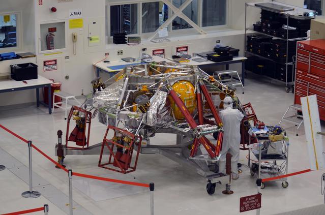 NASA image: JPL Tech Works Mars 2020 Descent Stage