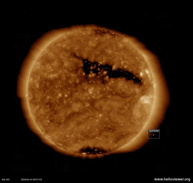 Elongated Coronal Hole