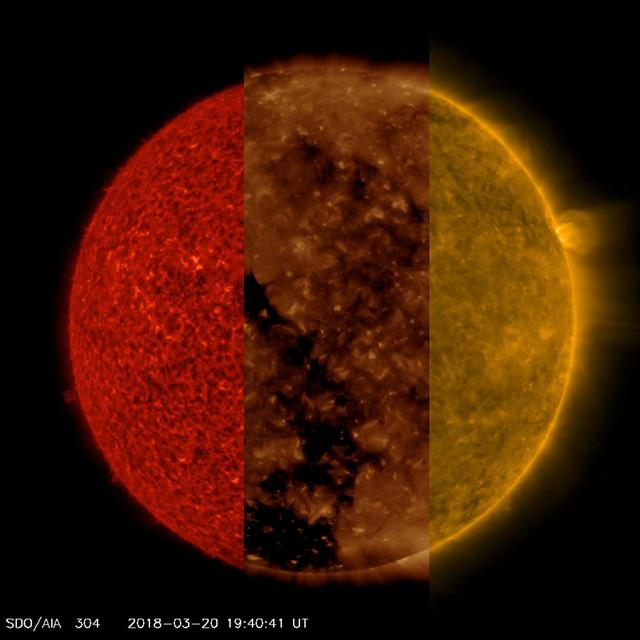 NASA image: Wavelength Comparisons