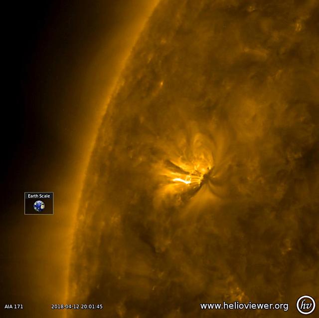 NASA image: Active Region Coming Around the Bend