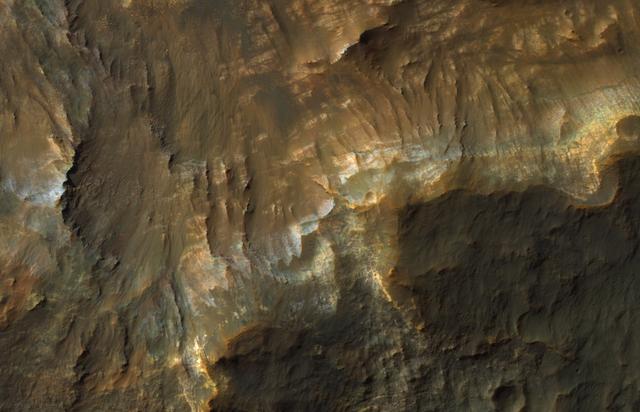 NASA image: Colorful Layers in Ariadnes Colles