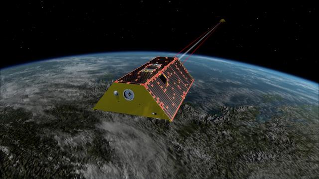 NASA image: GRACE Follow-On Satellites (Artist's Concept)