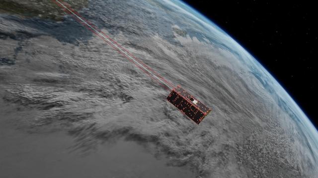 Illustration of the twin spacecraft of the NASA/German Research Centre for Geosciences (GFZ) Gravity Recovery and Climate Experiment Follow-On (GRACE-FO) mission. GRACE-FO will continue tracking the evolution of Earth's water cycle by monitoring changes in the distribution of mass on Earth.  https://photojournal.jpl.nasa.gov/catalog/PIA22446